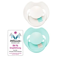  Lovi Dudlík silikonový dynamický PRIME Tutti Frutti 0-6m 2ks Lagoon/Mint Cream