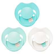  Lovi Dudlík silikonový dynamický PRIME Tutti Frutti 18m+ 3ks Aqua Green