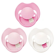  Lovi Dudlík silikonový dynamický PRIME Tutti Frutti 18m+ 3ks Peony Pink