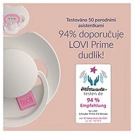  Lovi Dudlík silikonový dynamický PRIME Tutti Frutti - 