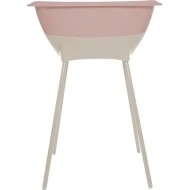  Luma Babycare Koupací sada vanička se stojanem Blush Pink se stojanem Almond