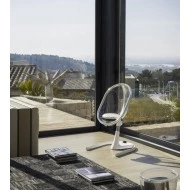  Mima Židlička Moon 2G chrom s opěrkou na nožičky - Průhledná