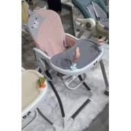 Mkids Jídelní židlička Easy pink