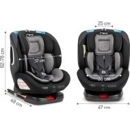  MoMi TORDI otočná autosedačka o 360 - MoMi otočná autosedačka TORDI