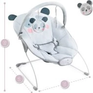 MoMi GLOSSY vibrační lehátko s melodií 