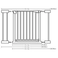  MoMi Dětská zábrana PAXI PLUS - 