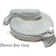 My Brest Friend Deluxe kojící polštář varianta Flower key gray