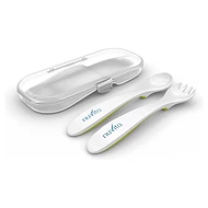  Nuvita Vidlička a lžička v krabičce Pastel Green