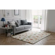 PARKLON Hrací podložka Silky Standard 150 x 200 cm Sovičky V obýváku