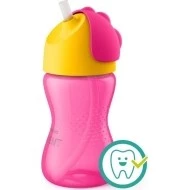 Avent Hrneček s ohebným brčkem 300ml dívka