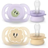 Philips Avent Šidítko Ultrastart Dívka 0-2m 2ks