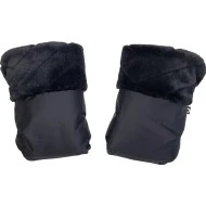 PINKIE Rukavice na kočárek Fur Black