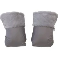 PINKIE Rukavice na kočárek Fur Grey