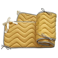  PINKIE Mantinel do postýlky BIO Wave Ochre