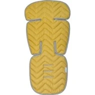  PINKIE Podložka do kočárku Bio Wave Ochre