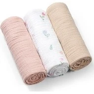  RRG Mušelínové pleny 3ks Pink