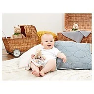 Rainbow Plyšový muchláček Medvícek PÚ se vzorovanou látkou 