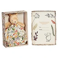 Rainbow Plyšový muchláček Medvícek PÚ se vzorovanou látkou 