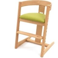 Reemy grow dřevěná židlička varianta Zelená