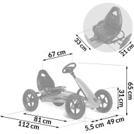  Rkids Motokára šlapací RK-592 - 