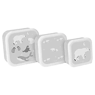  Saro Baby Sada svačinových misek Polaris Grey