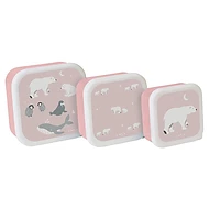  Saro Baby Sada svačinových misek Polaris Pink