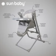 Sunbaby Jídelní židlička Vlastnosti