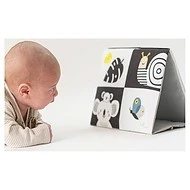 Taf Toys Knížka pro hru na bříšku se zrcátkem 