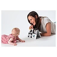 Taf Toys Knížka pro hru na bříšku se zrcátkem 