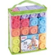 TEDDIES Stavebnice kostky gumové 30ks