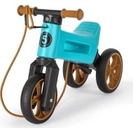  TEDDIES Odrážedlo FUNNY WHEELS Rider SuperSport + popruh Fialové Tyrkys