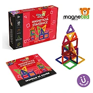  Teddies Magnetická stavebnice magneted Magneted 20Ks