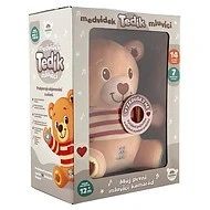 Teddies Medvěd česky mluvící plyš 22x25cm 