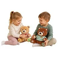 Teddies Medvěd česky mluvící plyš 22x25cm 