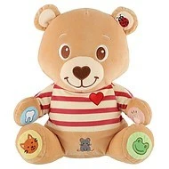 Teddies Medvěd česky mluvící plyš 22x25cm 