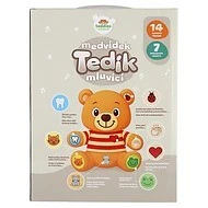 Teddies Medvěd česky mluvící plyš 22x25cm 