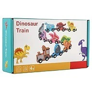 Teddies Vláček s vagóny dinosaurus na magnety 10ks 