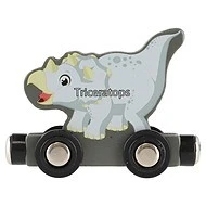  Teddies Vláček s vagóny dinosaurus na magnety 10ks - 