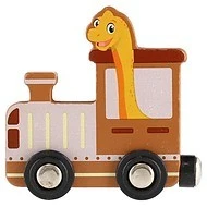 Teddies Vláček s vagóny dinosaurus na magnety 10ks - 