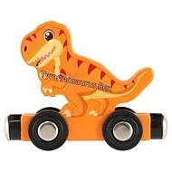  Teddies Vláček s vagóny dinosaurus na magnety 10ks - 