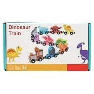 Teddies Vláček s vagóny dinosaurus na magnety 10ks 