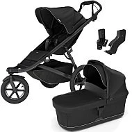  Thule Urban Glide 3 MIDI set s korbou Black sporťák + Black korbička