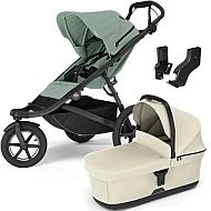  Thule Urban Glide 3 MIDI set s korbou Mist green sporťák + Soft Beige korbička