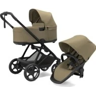  Thule Charm 2v1 kočárek s korbičkou Světlá khaki