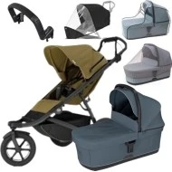  Thule Urban Glide 3 MAXI set Nutria green + dark slate korbička