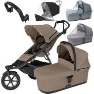  Thule Urban Glide 3 MAXI set Tinted taupe + tinted taupe korbička