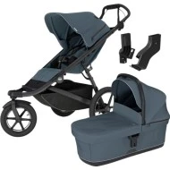  Thule Urban Glide 3 MIDI set s korbou Dark slate spoták + dark slate korbička