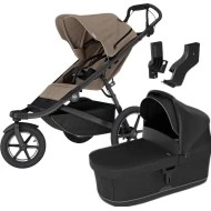  Thule Urban Glide 3 MIDI set s korbou Tinted taupe sporťák + black korbička