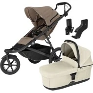  Thule Urban Glide 3 MIDI set s korbou Tinted taupe sporťák +  soft taupe korbička