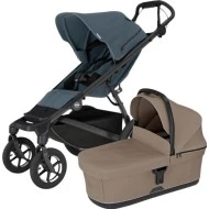  Thule Urban Glide 4 wheel MIDI set s korbou Dark slate sporťák + tinted taupe korbička